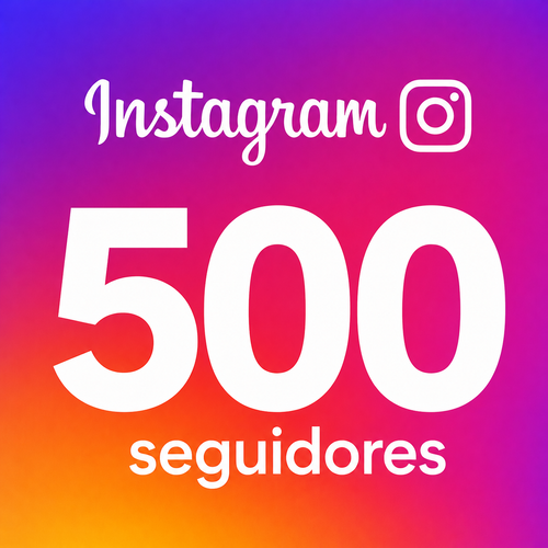 Instagram 500 seguidores