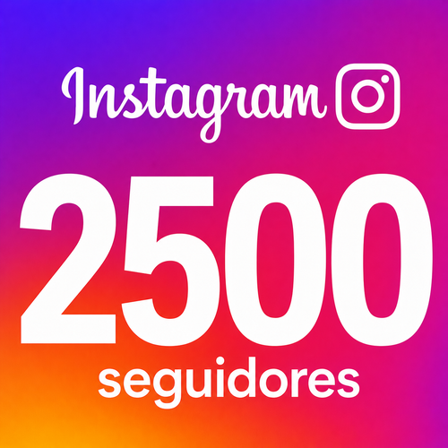 Instagram 2.500 seguidores