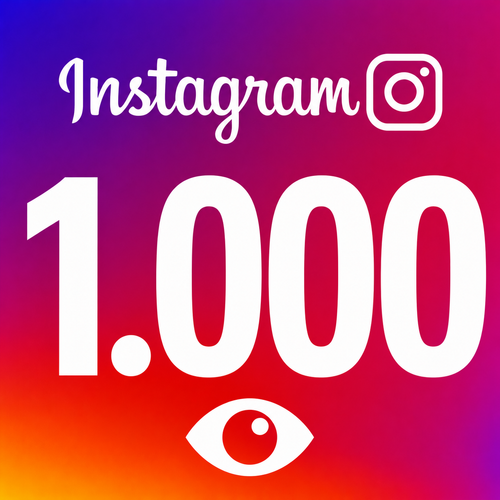 Instagram 1.000 visualizaciones