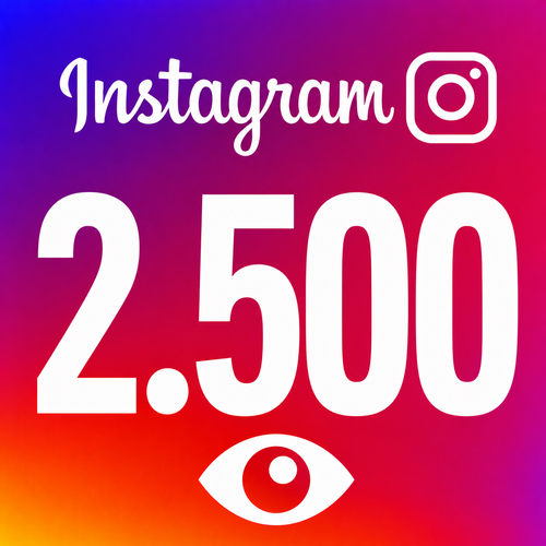 Instagram 2.500 visualizaciones