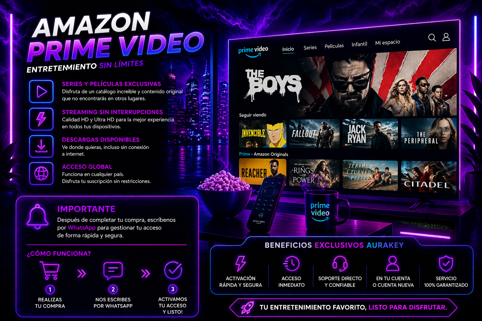 Amazon Prime Video 12 meses