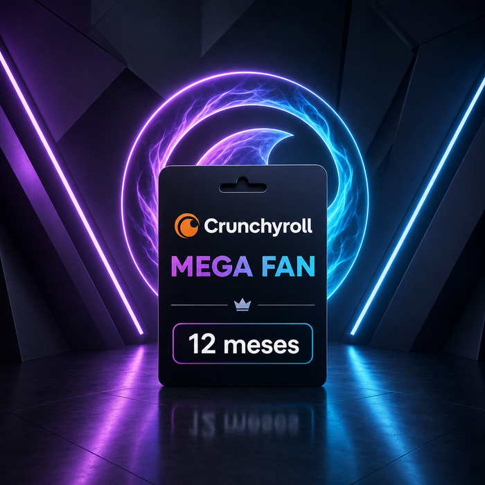 Crunchyroll Mega Fan 12 Meses — Acceso Premium Chile